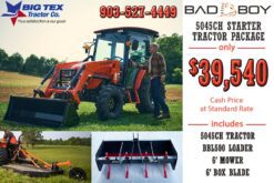Bad Boy 5045CS Jumbo Tractor Package