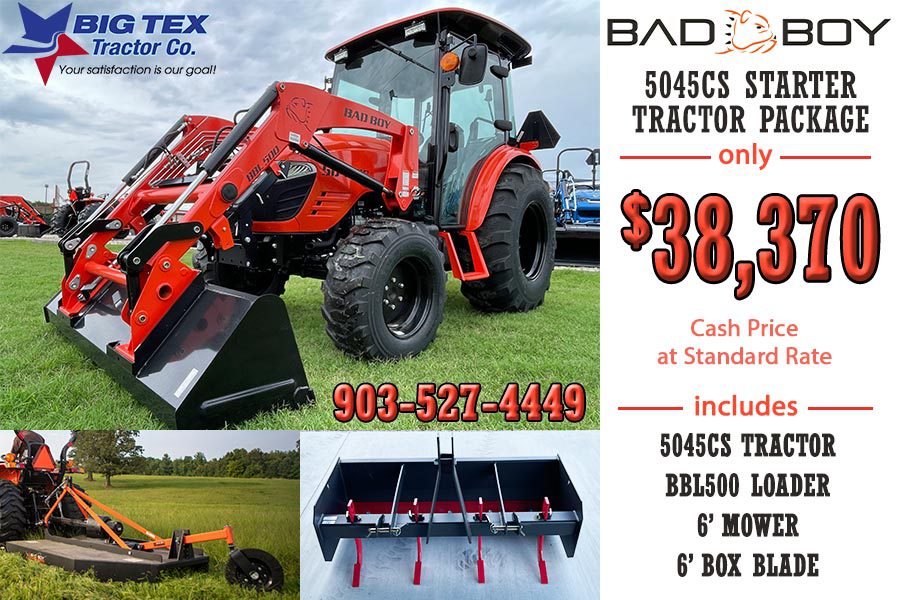 BAD BOY 5045CS STARTER TRACTOR PACKAGE